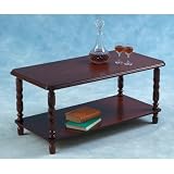 Jersey Coffee Table in Mahogany Finish