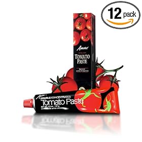 Amore Tomato Paste, 4.5-Ounce Tubes (Pack of 12)