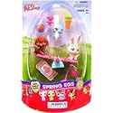 Littlest Pet Shop Figures Exclusive Spring Egg 3-Pack with Beagle, Blue Birdie and White Bunny