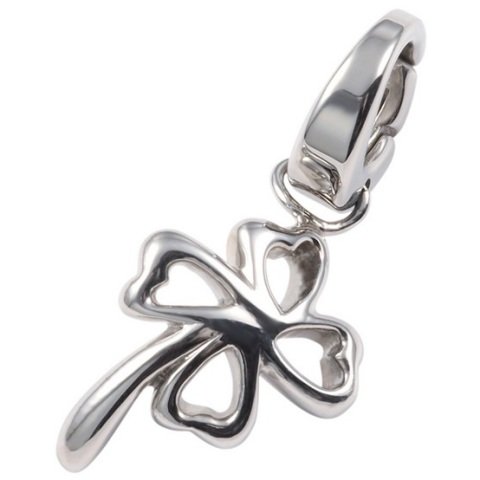 Produkt-Bild: Fossil Damen-Charm Anh&auml;nger KLEEBLATT JF84982040
