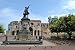 Wallmonkeys Peel and Stick Wall Decals - Columbus Statue and Cathedral, Santo Domingo, Dominican Republic - Removable Graphic