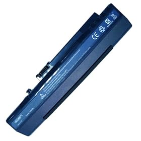 Super-Capacity Li-ion Battery For Acer Aspire One Series replace UM08A73 Laptop Notebook Main Battery [7200mAh 9 cells Blue ]