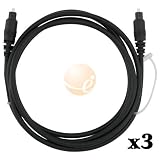 6' DIGITAL AUDIO OPTICAL FIBER OPTIC TOSLINK CABLE