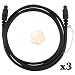 Electronics : 6' DIGITAL AUDIO OPTICAL FIBER OPTIC TOSLINK CABLE