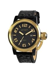 San Remo Men's Watch with Black Band and Gold Case