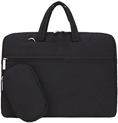 ANZOL 15 Inch Multi-functional Laptop Tablet Shoulder Bag/ Briefcase Sleeve Case Bag for Laptop, Tablet, Macbook, MacBook Air, MacBook Pro,Notebook Computer, Ultrabook with Strap(Black)
