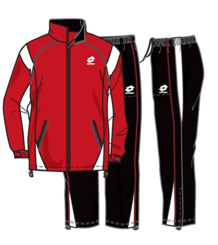 Lotto Sportanzug Race Mi, Herren, flame/black