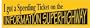 I GOT A SPEEDING TICKET ON THE INFORMATION SUPERHIGHWAY decal bumper sticker