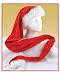 Santa Scarf Hat