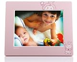 Philips - SPF2107 - Cadre photo num&eacute;rique 7'' - 800 x 600 - 512 Mo - 2 cadres baby fournis - Rose