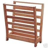 Solid Walnut Bergen Magazine Rack.