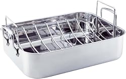 KitchenAid Gourmet Distinctions 16.5" Roaster with Rack, Stainless Steel