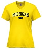 Michigan Wolverines Nike Women's Gold Short Sleeve Tee