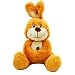 SOFT TOY/BUNNY WITH A WHITE CHEST [M.: 
