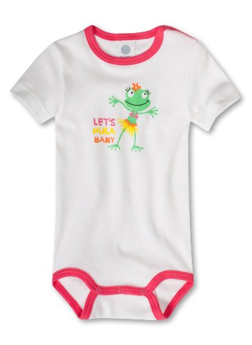 Sanetta Baby - M&auml;dchen Body, Tierdruck 321381, Gr. 92, Wei&szlig; (10) Preisvergleich