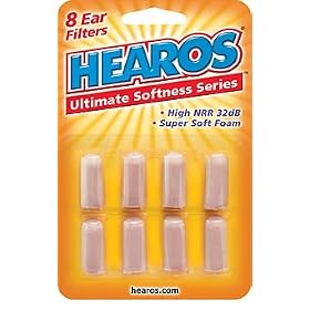 Hearos pack of 8 Ear Plugs - Ultimate Range