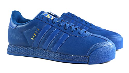 Adidas Originals Men's Samoa Leather Blue Sneakers