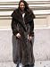 ELEGANT NEW MAHOGANY MINK FUR COAT sz10 #10748