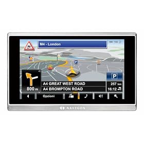 Navigon - 8410 ViaMichelin Bluetooth TMC Premium 3D - GPS Europe 5" - Noir / Argent