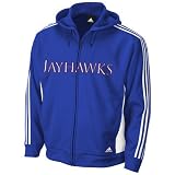 adidas Kansas Jayhawks Royal Blue Team Spirit Full Zip Hoody Sweatshirt