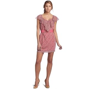 BCBGeneration Ladies Ruffle Collar Dress