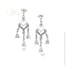 STUDIO 925: *AMOUR DOUBLE HEART CZ CHANDELIER EARRINGS*