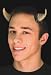 F/X SPECIAL EFFECTS FAKE GOAT OR ANIMAL HORNS BONE COLORED