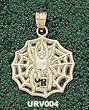 Univ Of Richmond "Ur" Spider Web Charm/Pendant
