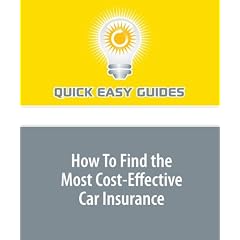How To Find the Most Cost-Effective Car Insurance: Be Sure You Are Comparing Apples to Apples!