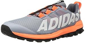 adidas Performance Men's Vigor 6 TR M Running Shoe,Light Grey/White/Solar Orange,8.5 M US