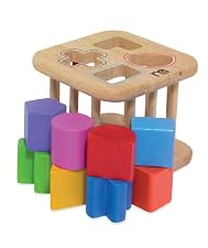 Wooden shape sorter