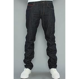 N4E1 The Voltex Selvege Jean in Raw Indigo,Denim for Men