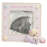 Precious Moments - Jesus Loves Me - Baby Girl Frame 5" x 5.25" by Precious Moments - 813003