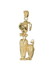CleverEves 14K Gold Pendant Poodle Dog 13.6 - Gram(s)