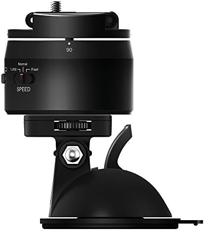 Motorized Panning Head Gopro Action Cam Timelapse Variable Speeds and Built-in Rechargeable Battery Blackbolt O-bolt+ Full Set with Unversal Suction Cup