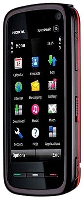 Nokia - 5800 XpressMusic - Smartphone classique tactile - Photo / Bluetooth / mp3 / Vidéo - Carte microSDHC - 8 Go - Rouge