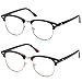 GAMMA RAY 2 Pairs Vintage Retro Readers Reading Glasses - 1.25x