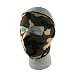 ZANheadgear Woodland Camouflage Neoprene Face Mask
