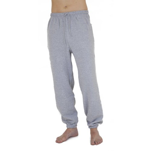 Mens Jogging Bottoms/Pants (Light Grey)