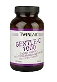 TwinLab Gentle-C 1000, Buffered Vitamin C with Citrus Bioflavonoid Complex Tablets, 100-Count Bottles (Pack of 2)