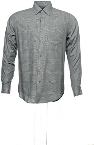 Van Heusen Men's Long Sleeve Gradient Plaid Habedashery Twill