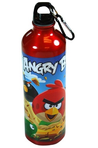 Angry Birds 26oz Aluminum Water Bottle with Caribiner