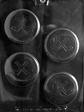 HOCKEY PUCK Sports Candy Mold Chocolate by LOP
