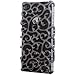 OOOUSE Black Luxury Chrome Electroplating Hollow Pattern PC Hard Back Case Cover for iPhone 4G 4S