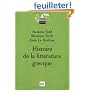 Histoire de la littérature grecque