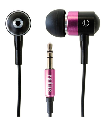 Premium Noise-Reducing Ear Buds Neon Knight from Radius (Pink) - iPhone Compatible