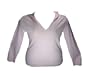 Alfani Intimates Pink Striped Pajama Top w/Hood L