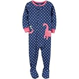 カーターズ Carter's/ 1ピースサンフィットコットンパジャマ ネイビー ロンパース長袖 12ヶ月【並行輸入】