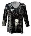 Cactus Bay Apparel Curious Cat All Over Print T-Shirt