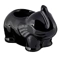 Elephant Tealight Holder - Black